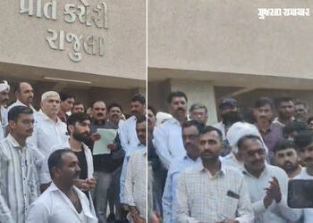 અમરેલી: કંપની સાથેનો જમીન વિવાદ ઉગ્ર બન્યો, ખેડૂતોએ મામલતદારને આવેદન પાઠવી આંદોલનની ચીમકી ઉચ્ચારી | …