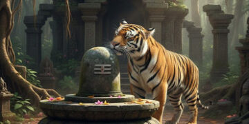 ક્યારેય આવી શિવભક્તિ જોઈ છે! મધ્યપ્રદેશમાં શિવલિંગ પર માથું ફેરવતા વાઘનો VIDEO વાઈરલ | Tiger was see…