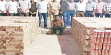 બાલાસિનોરમાંથી ખાતરની આડમાં ટ્રકમાં લઇ જવાતો 45.40 લાખનો દારૂ ઝડપાયો | Liquor worth Rs 45 40 lakhs s…