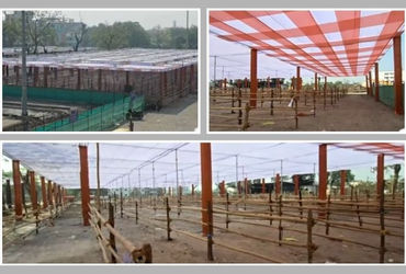 સુરત રેલવે સ્ટેશન પર મંડપ બંધાયા: હોળીમાં વતન જતા મુસાફરોને ગરમીથી મળશે રાહત, ભીડને કાબૂ કરવા તંત્ર …