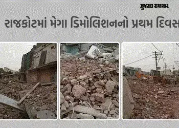 રાજકોટમાં મનપાનું મેગા ઓપરેશન: નદીના પટમાં 1119 ગેરકાયદે બાંધકામો પર બુલડોઝર ફર્યું, 7 દિવસમાં નવો ર…