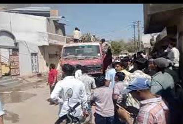 મહુવાની લાતી બજારમાં સિલિન્ડર બ્લાસ્ટ થતાં 4 ને ઈજા | 4 injured in cylinder blast at Lati Bazaar in …