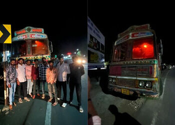 અમરેલી: લાઠીના ચાવંડ પાસે કતલખાને જતા 9 પશુઓ બચાવાયા, ટ્રક સહિત 58 લાખનો મુદ્દામાલ જપ્ત | Joint Oper…