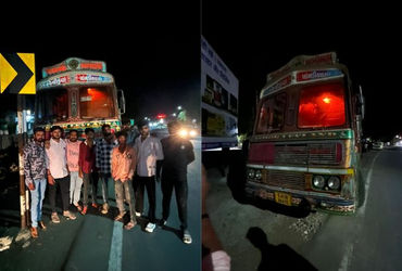 અમરેલી: લાઠીના ચાવંડ પાસે કતલખાને જતા 9 પશુઓ બચાવાયા, ટ્રક સહિત 58 લાખનો મુદ્દામાલ જપ્ત | Joint Oper…