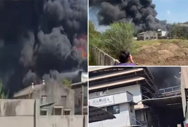 વડોદરા નજીક લામડાપુરા ગામે કેમિકલ કંપનીમાં ભીષણ આગ, વડોદરા ફાયર બ્રિગેડની મદદ લીધી | Massive fire br…