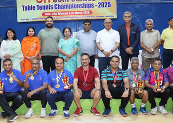 કોર્પોરેટસ ટેબલ ટેનિસમાં ટીટીએબી સ્મેશર્સ ચેમ્પિયન | TTAB Smashers champions in corporate table tenn…