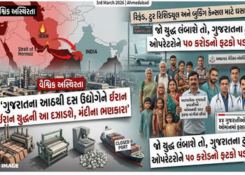 કાપડથી લઈને કેમિકલ સુધી ‘રેડ એલર્ટ’: ઇઝરાયેલ-ઈરાન સંઘર્ષમાં ગુજરાતની આયાત-નિકાસ ડામાડોળ | gujarat in…
