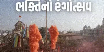 1.5 લાખ ભક્તો, 51 હજાર કિલો રંગો, 1 હજાર કિલો ફૂલ…: સાળંગપુર મંદિરમાં ગુજરાતનો સૌથી મોટો રંગોત્સવ …