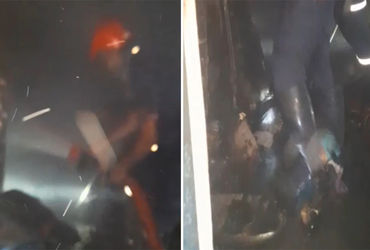 વડોદરા નજીક આલમગઢ ગામે પરોઢિયે મકાનમાં ભીષણ આગ, પરિવારનો બચાવ | massive fire broke out in a house in…