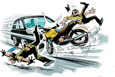 કારની ટક્કરથી બાઈક આગળ જતી ટ્રેક્ટર ટ્રોલી સાથે અથડાતા 2 નાં મોત | 2 killed as bike collides with tr…