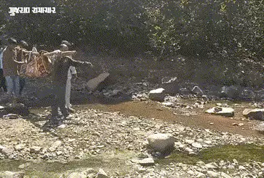 શરમજનક! નસવાડીના કુકરદામાં આઝાદીના 77 વર્ષ પછી પણ સગર્ભાને ઝોળીમાં ઉંચકી જવી પડી | Pregnant Woman Ca…