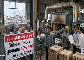 ઈરાન યુદ્ધ વચ્ચે ગુજરાત ગેસ કંપનીએ PNG સપ્લાયમાં 50%નો કાપ મૂકતાં ઉદ્યોગો મુશ્કેલીમાં | gujarat gas …