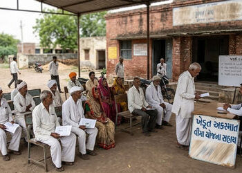 રાજકોટ જિલ્લામાં ખેડૂત અકસ્માત વીમા યોજનામાં 56% અરજીઓ હજુ લટકતી! | 56% of applications in the Farme…