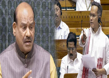 લોકસભામાં સ્પીકર વિરૂદ્ધ અવિશ્વાસ પ્રસ્તાવ પર ચર્ચા, ગોગોઈએ નરવણેના પુસ્તકનો મુદ્દો છેડતા હોબાળો | C…