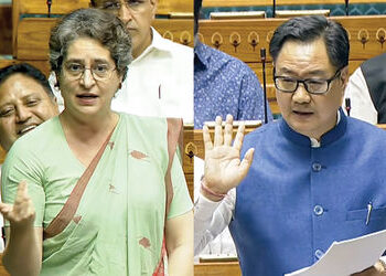 ઓમ બિરલાને હટાવવાની વાત આવી તો નેહરુના નિવેદનો યાદ આવી ગયા… પ્રિયંકા ગાંધીના કિરણ રિજિજૂ પર પ્રહાર…