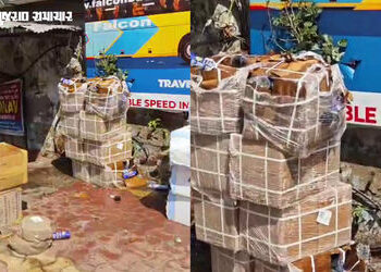 અમદાવાદ: પાલડીમાં ટ્રાવેલ્સની ઓફિસમાં સ્પ્રેના કારણે પાર્સલમાં બ્લાસ્ટ, FSL અને પોલીસે તપાસ હાથ ધરી …