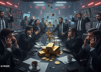 મિડલ ઈસ્ટ યુદ્ધ વચ્ચે સોના-ચાંદીમાં ફરી કડાકો, ચાંદી ₹4,800થી વધુ તૂટી, સોનું ₹1.60 લાખની નીચે | Gol…