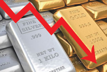 સોનામાં રૂ.2000 તથા ચાંદીમાં 5000નો કડાકો