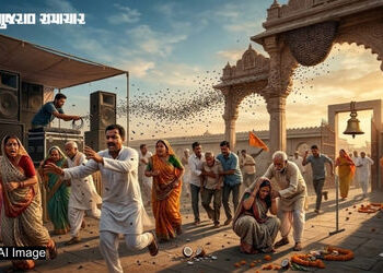 દાહોદના અભલોડ ગામે મધમાખીના હુમલામાં એકનું મોત, 5થી વધુ લોકોને ગંભીર ઈજા | Bee Attack at Mahadev Tem…