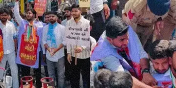 અમદાવાદ: LPGના ભાવ વધારા-અછત મુદ્દે ચાંદલોડિયામાં NSUIનો આક્રમક દેખાવો, 48 વોર્ડમાં આંદોલનની ચીમકી |…