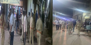 જામનગર શહેરના સંવેદનશીલ વિસ્તારમાં ઈદની પૂર્વી રાત્રે પોલીસ દ્વારા ફૂટ પેટ્રોલિંગ કરાયું | Police co…