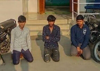 અમરેલી જિલ્લામાં હત્યા નિપજાવી  દાગીના લૂંટતી ત્રિપુટી પકડાઈ