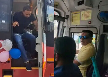 ટ્રાફિક નિયમોના ધજાગરા! જેતપુર અને સોમનાથમાં ભાજપ-કોંગ્રેસના ધારાસભ્યોએ સીટબેલટ વગર દોડાવી ST બસ | g…