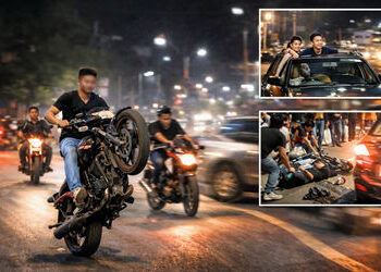 સોશિયલ મીડિયાક્રેઝે યુવાનોને બનાવ્યા સ્ટેટબાજ, ટ્રાફિક નિયમોની ખુલ્લેઆમ અવગણના | Social media craze …