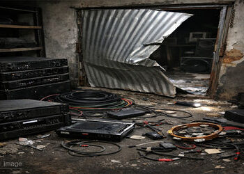 વડોદરાના ધનિયાવી રોડ પર ડીજે ગોડાઉનમાં તસ્કરોનો હાથફેરો, રૂ.1.39 લાખનો સામાન ચોરી | Smugglers raid D…