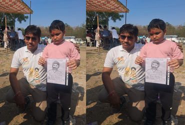 6 વર્ષનો ચાહક યુગ તિવારી રાહુલ ગાંધીને મળવા ઉત્સુક, પોર્ટ્રેટ પેઇન્ટિંગ ભેટ આપવાની ઇચ્છા | 6 year ol…