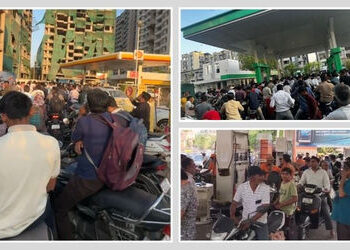 સરકારની અપીલની અસર નહીં! પેટ્રોલ ખૂટવાની અફવા વચ્ચે અમદાવાદમાં આજે ફરી લાંબી કતારો | Fuel Panic in A…