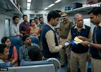 અમદાવાદમાં નકલી ટિકિટ રેકેટ પકડાયું, એક્સપ્રેસ ટ્રેનમાં એક જ નંબરની ટિકિટ સાથે 15 પકડાયા | Fake Rail…