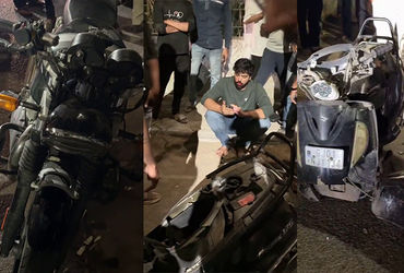 અમદાવાદના નવરંગપુરામાં બુલેટ સવારનો આતંક, અકસ્માત સર્જી બે લોકોને હોસ્પિટલ પહોંચાડ્યા | ahmedabad na…