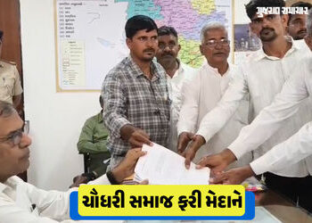 વાવ થરાદ: ઉંણ ગામ ઘર્ષણ કેસમાં ચૌધરી સમાજે કલેકટરને આવેદન પત્ર પાઠવી રોષ ઠાલવ્યો, કરી ચાર માગ | Vav …