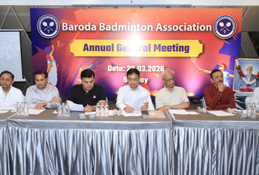 બરોડા બેડમિન્ટન એસોસિએશનની વાર્ષિક સામાન્ય સભા યોજાઈ | Baroda Badminton Association Annual General M…