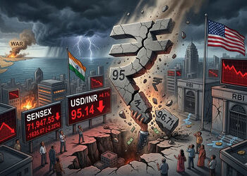 રૂપિયામાં રૅકોર્ડ કડાકો: ડૉલર સામે પ્રથમવાર 95ને પાર, RBIની દખલ છતાં કેમ તૂટ્યું ભારતીય ચલણ? | India…