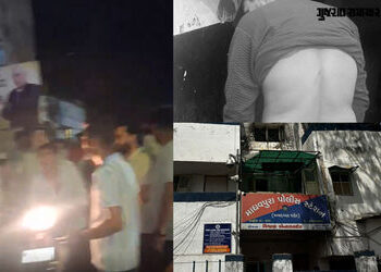 અમદાવાદ: દુધેશ્વર બ્રિજ પાસે નજીવી બાબતે જૂથ અથડામણ, પોલીસની હાજરીમાં બજરંગદળના કાર્યકર પર તીક્ષ્ણ હ…