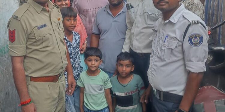 ટ્રાફિક નિયમન સંભાળતા ટીઆરબી જવાનોની સરાહનીય કામગીરી