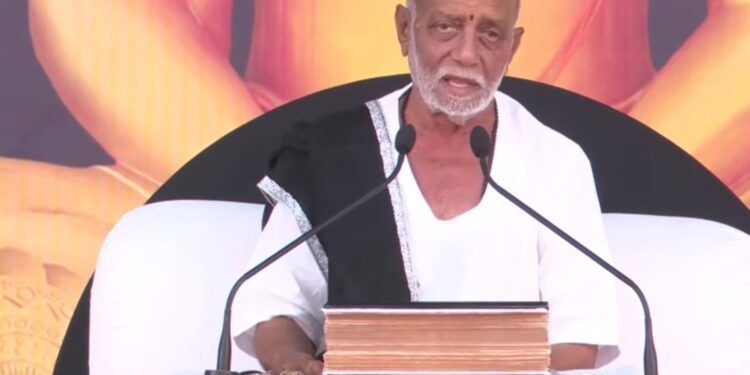 શિવ સંકલ્પ પુણ્યલિપ્ત અને જીવ સંકલ્પ પાપલિપ્ત: મોરારિબાપુ “માનસ શિવ સંકલ્પ “દ્રિતીય તૃતીય દિવસનું વચ…