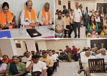 વડોદરામાં ભાજપ ટિકિટવાંછુઓનો બે દિવસનો મેળાવડો શરૂ : એક વોર્ડમાં 150 થી 200 ઉમેદવાર, દરેક માટે ટોકન …