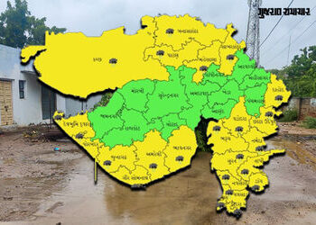 ગુજરાતમાં 4 દિવસ માવઠાનું સંકટ: 20થી વધુ જિલ્લામાં ગાજવીજ સાથે વરસાદની આગાહી, યલો ઍલર્ટ જાહેર | Guja…