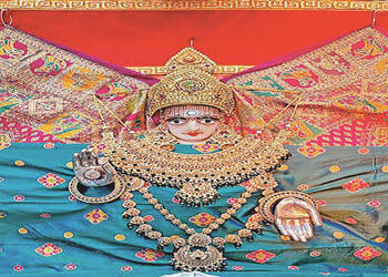 માંડલના શ્રી ખંભલાય માતાજીના લલાટ પર થયું ‘સૂર્યતિલક’ | ‘Suryatilak’ done on the forehead of Shri Kh…