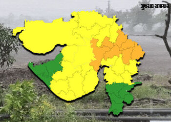 હવામાન વિભાગનું નાઉકાસ્ટ: અમદાવાદ સહિત કુલ 7 જિલ્લાઓમાં ઑરેન્જ ઍલર્ટ, 19માં યલો ઍલર્ટ | Gujarat Weat…