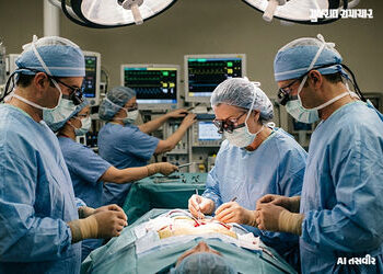 ડાબી નહીં, જમણી બાજુ હૃદય, દિલ્હીની હોસ્પિટલમાં પહેલીવાર થઈ દુનિયાની અનોખી સર્જરી | Heart problem rm…