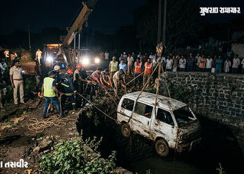 મહારાષ્ટ્ર: નાસિકમાં દર્દનાક અકસ્માત, કાર કૂવામાં ખાબકતાં એક જ પરિવારના 9 લોકોના મોત | Maharashtra T…