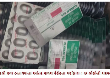 નકલી દવા બનાવવાના આંતર રાજ્ય રેકેટના પર્દાફાશ : છ લોકોની ધરપકડ | Inter state racket of manufacturing…