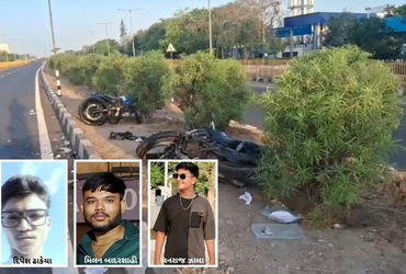પોરબંદરમાં વહેલી સવારે ગમખ્વાર અકસ્માત, બે બાઈક વચ્ચેની ટક્કરમાં ચાર યુવાનોના મોત | Porbandar Airpor…
