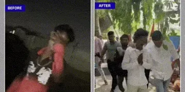 અમદાવાદ: નોબલ નગરમાં એરપોર્ટની દીવાલ નજીક જામી દારૂની મહેફિલ, વીડિયો વાઈરલ થતા બેની ધરપકડ | Ahmedaba…