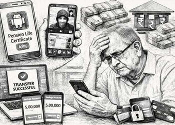 પેન્શન લાઈફ સર્ટિફિકેટના નામે APK ફાઈલ અને વોટ્સએપ સ્ક્રીન શેરથી નિવૃત્ત બેંક મેનેજરના રૂ.10 લાખ પડા…