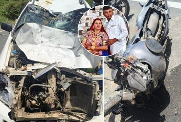 કચ્છ: રાપરના પ્રાગપર પાસે કાર અને બાઈક વચ્ચે ભયાનક અકસ્માત, દંપતીનું ઘટનાસ્થળે જ મોત | Car and Bike …